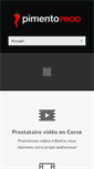 Mobile Screenshot of pimentoprod.com